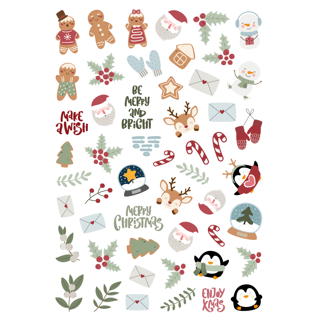 Traditional Christmas Die-Cuts