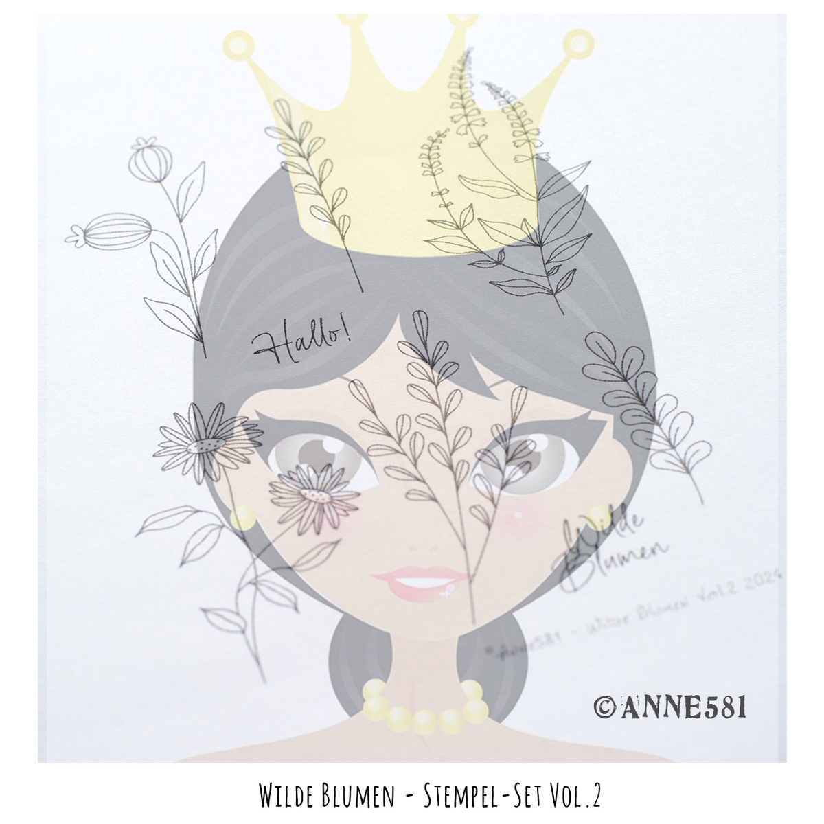 Clear Stamp Wilde Blumen