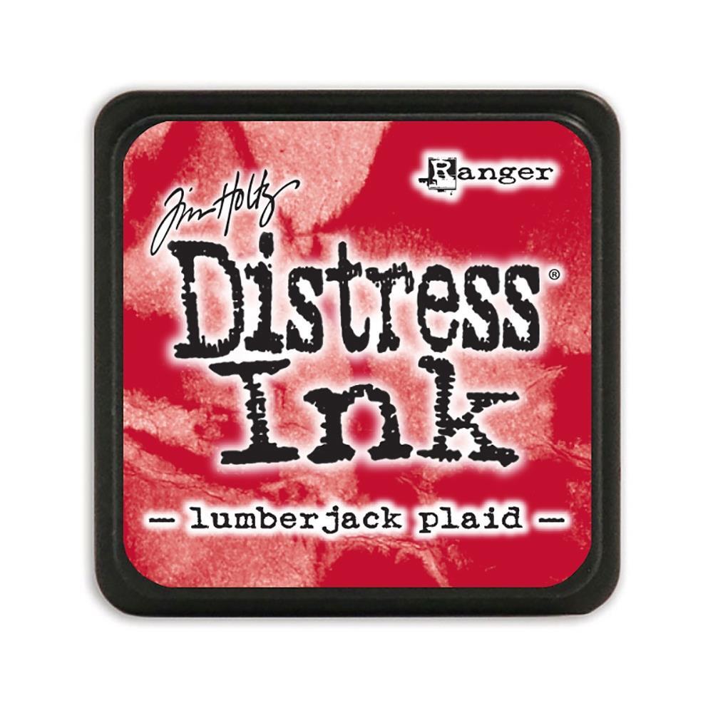 Mini Distress Ink Pad Lumberjack Plaid