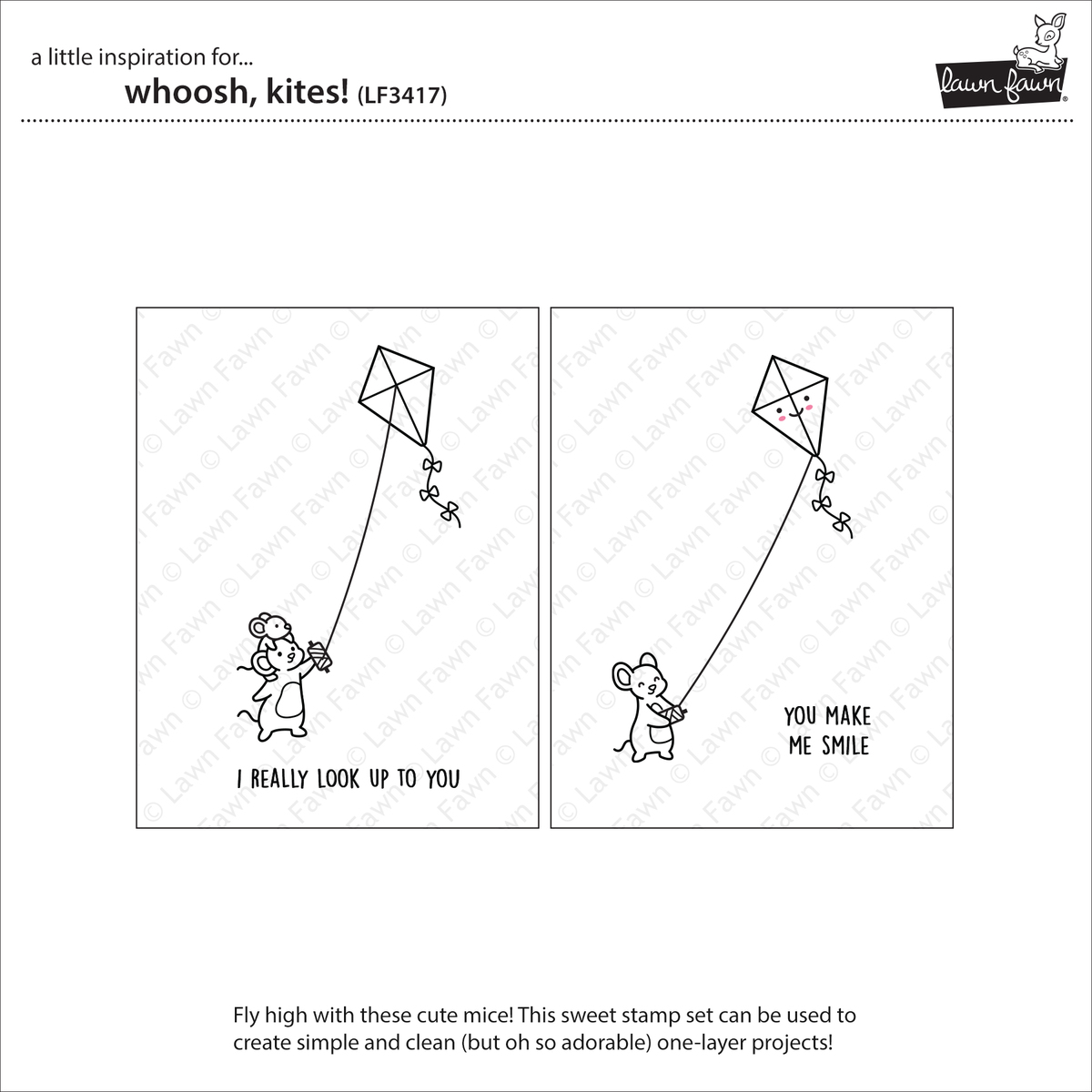 Clear Stamp Whoosh, Kites!