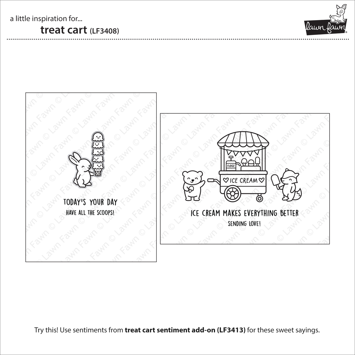 Clear Stamp Treat Cart