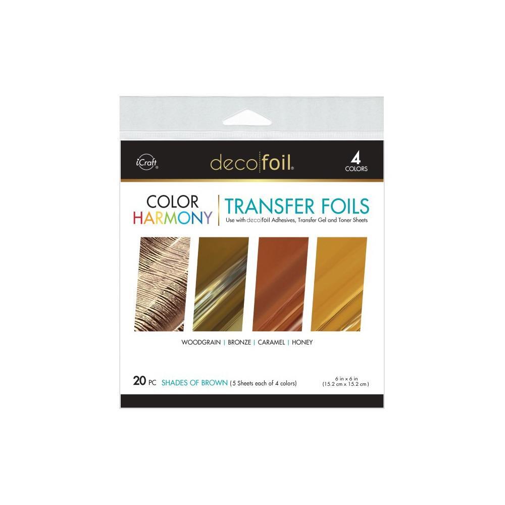 Deco Foil Harmony 6*6 Pack Shades of Brown