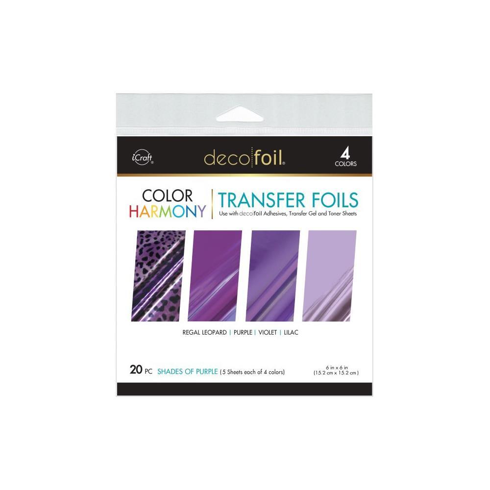 Deco Foil Harmony 6*6 Pack Shades of Purple