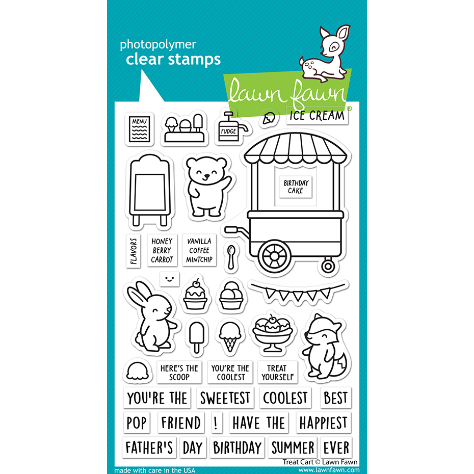 Clear Stamp Treat Cart
