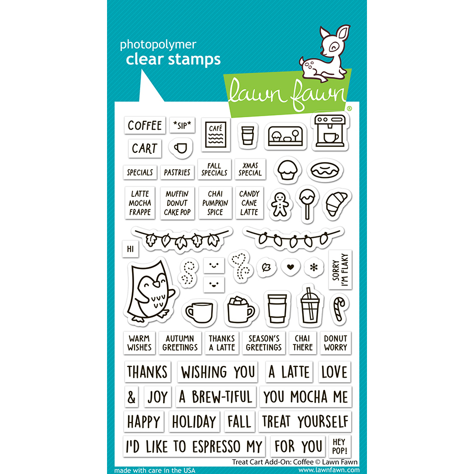 Clear Stamp Treat Cart Add-On Coffee