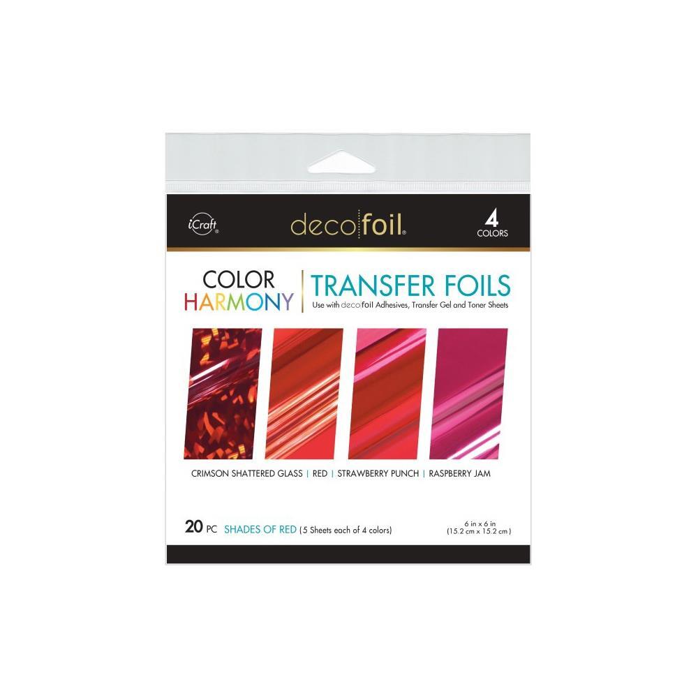 Deco Foil Harmony 6*6 Pack Shades of Red