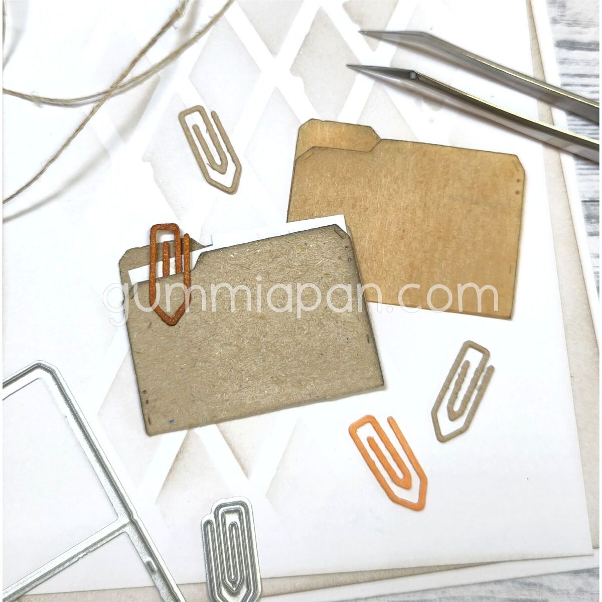 Stanze Folder with Paper Clip