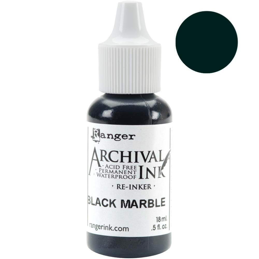 Dylusions Archival Re-Inker Black Marble