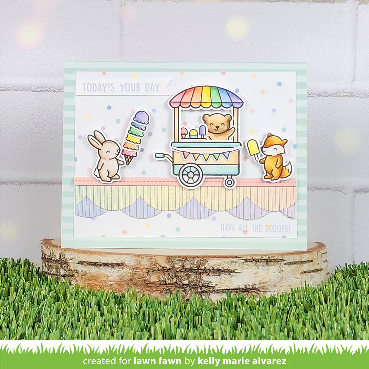 Clear Stamp Treat Cart