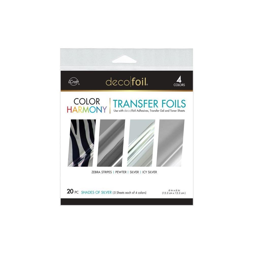 Deco Foil Harmony 6*6 Pack Shades of Silver