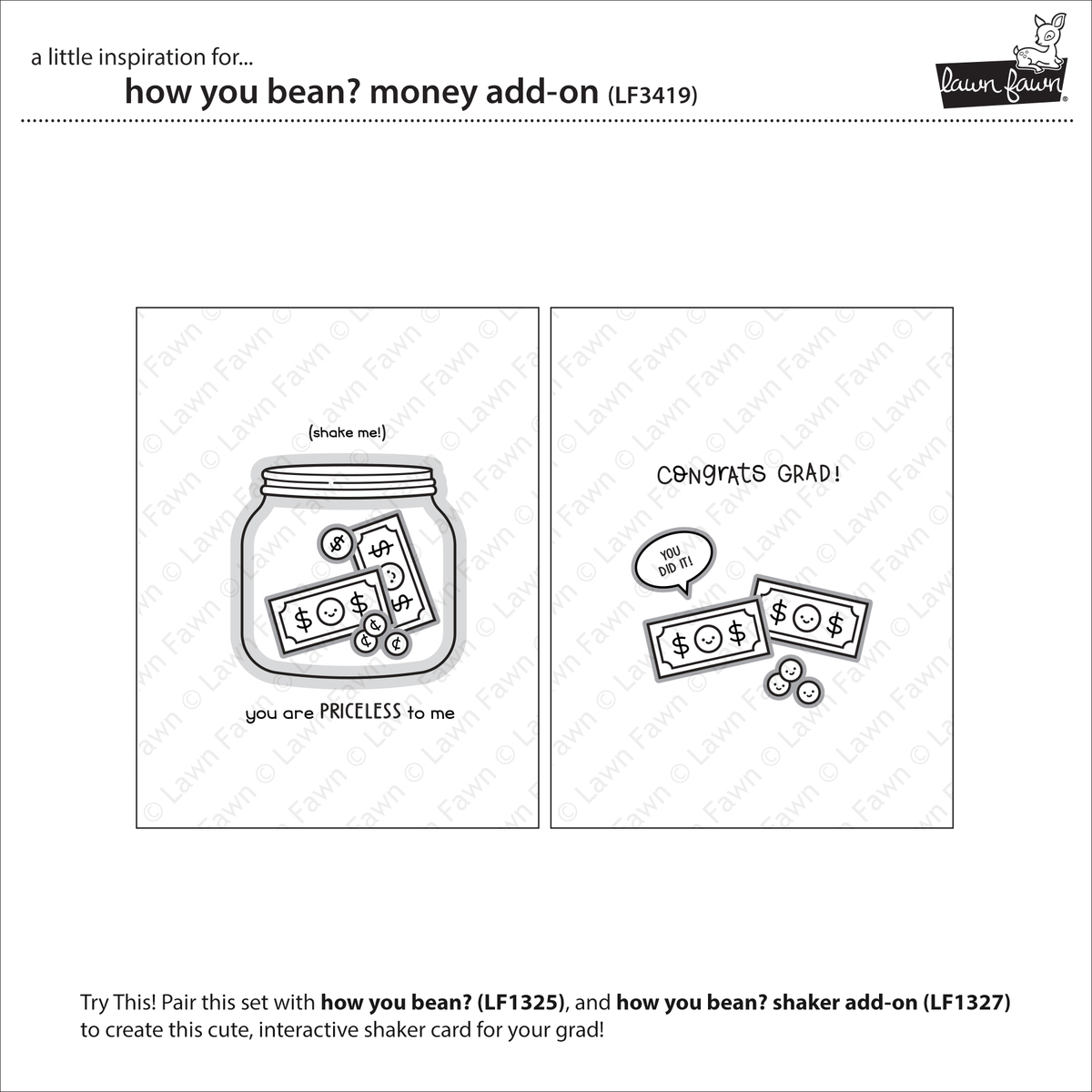 Clear Stamp How You Bean? Money Add-On