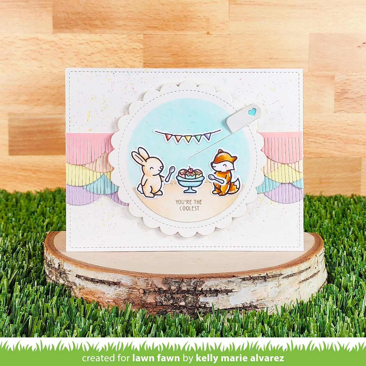 Clear Stamp Treat Cart