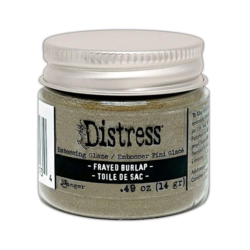 Distress Embossing Glaze Frayed Burlap