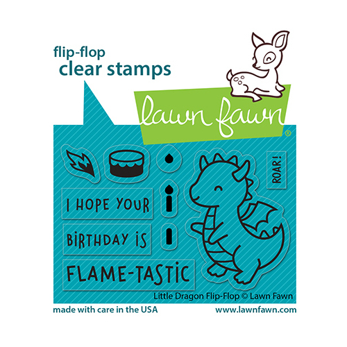 Clear Stamp Little Dragon Flip-Flop