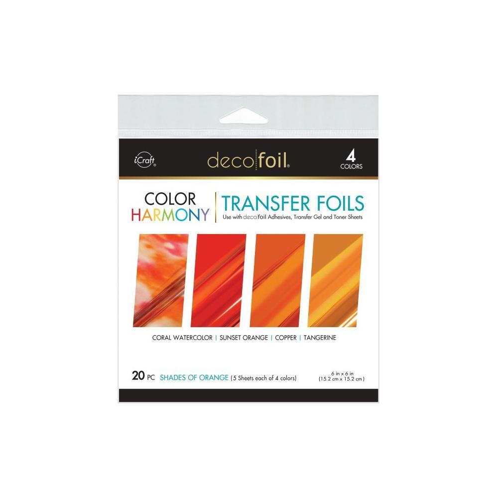 Deco Foil Harmony 6*6 Pack Shades of Orange