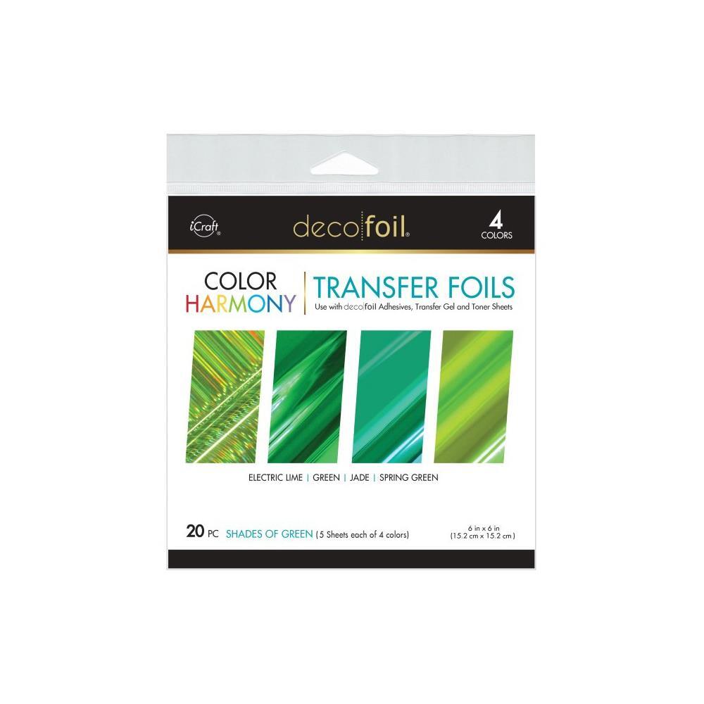 Deco Foil Harmony 6*6 Pack Shades of Green